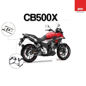 Baga sau GIVI 1121FZ-MY cho xe Honda CB500X