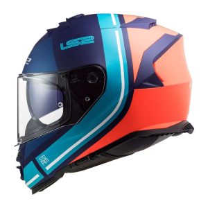 Mũ LS2 FF800 STORM Slant Matt Blue Fl.orange