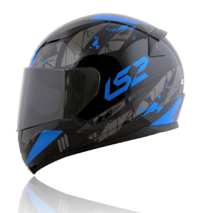 Mũ bảo hiểm Fullface LS2 FF353 Đen Xanh Dương