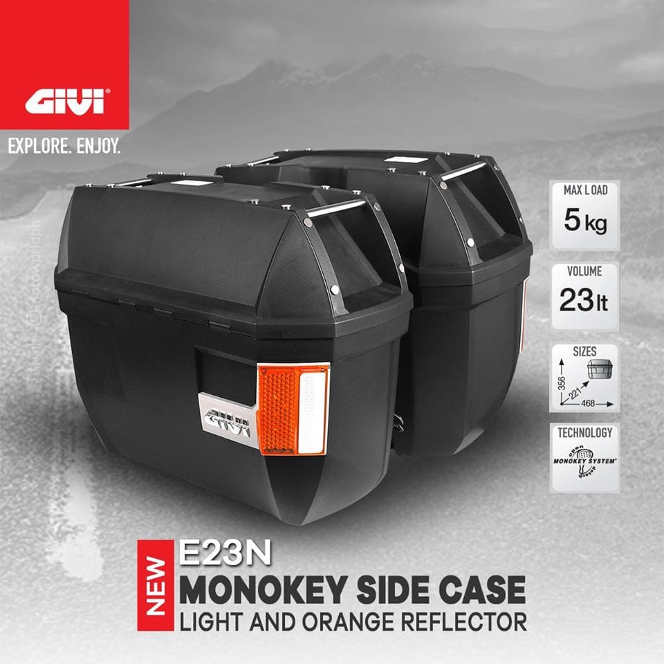 Thùng cặp hông GIVI E23N‐S_OR - Ảnh 2