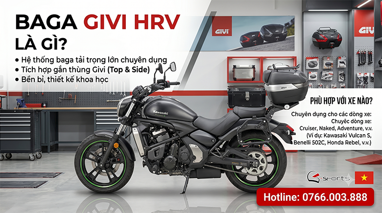 Baga Givi HRV Là Gì? Phù Hợp Với Xe Nào?