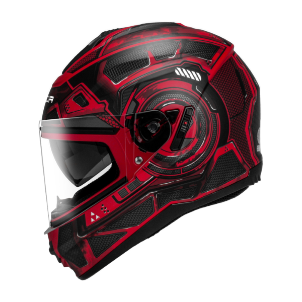 Sunda 823 Tem (New Graphics) – Nón fullface 2 kính lót tháo giặt tiện lợi - Ảnh 3