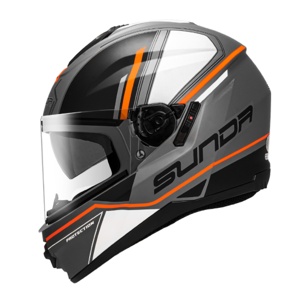 Sunda 823 Tem (New Graphics) – Nón fullface 2 kính lót tháo giặt tiện lợi - Ảnh 5