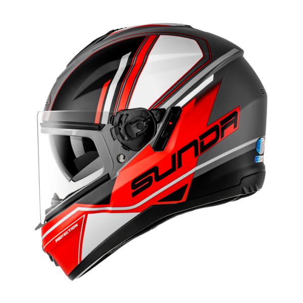 Sunda 823 Tem (New Graphics) – Nón fullface 2 kính lót tháo giặt tiện lợi - Ảnh 9