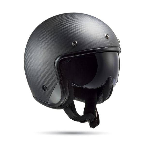 Mũ Bảo Hiểm 3/4 LS2 OF601 BOB Carbon