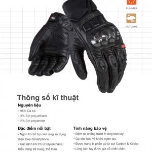 Găng Tay Bảo Hộ Xe Máy LS2 Spark Man