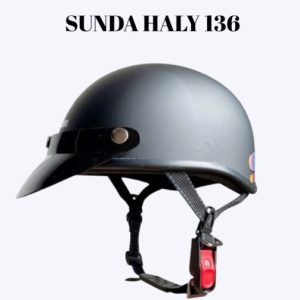 Sunda HALY 136 Mũ nửa đầu không kính nhỏ gọn tiện lợi