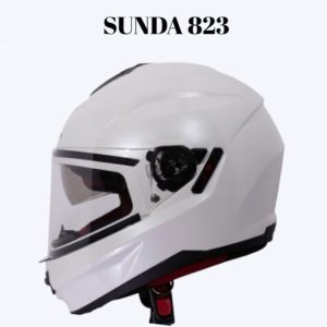 Sunda 823 Trơn – Nón fullface 2 kính lót tháo giặt tiện lợi