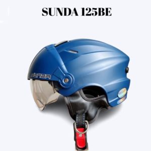 Sunda 125BE Nón bảo hiểm nửa đầu kính ẩn lót tháo giặt tiện lợi