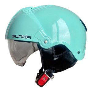 Alternative view of Sunda 135D Nón bảo hiểm nửa đầu kính ẩn lót tháo giặt