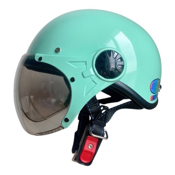 Sunda 136B Nón bảo hiểm nửa đầu có kính (nhiều màu) - Ảnh 8