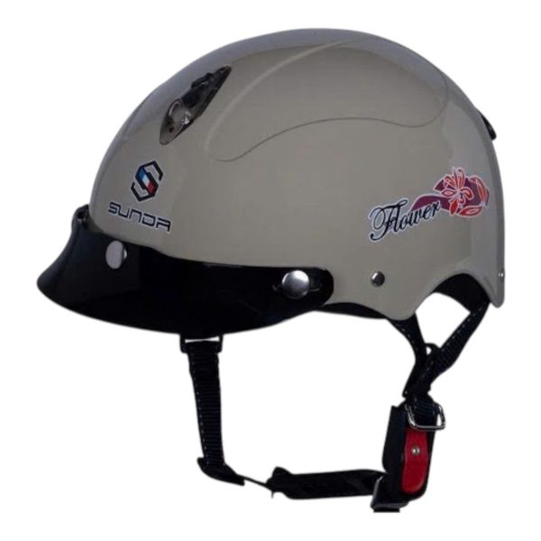 SUNDA 137 NÓN BẢO HIỂM NỬA ĐẦU KÈM LƯỠI TRAI - Ảnh 3