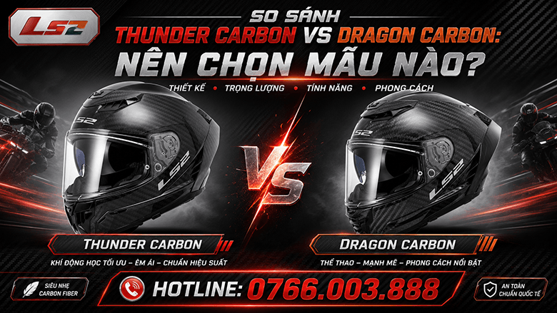So sánh Thunder Carbon vs Dragon Carbon: Nên Chọn Mẫu Nào?