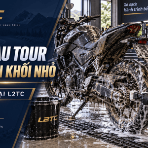 Rửa sau tour xe phân khối nhỏ
