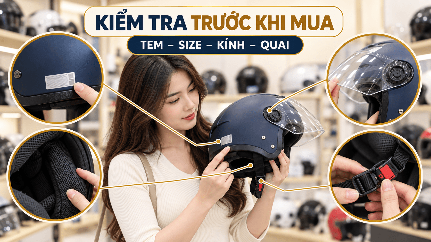 Checklist kiểm tra mũ EGO trước khi mua