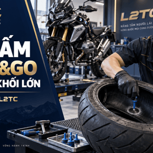 Vá nấm Stop&Go xe phân khối lớn