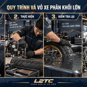 Vá vỏ xe phân khối lớn
