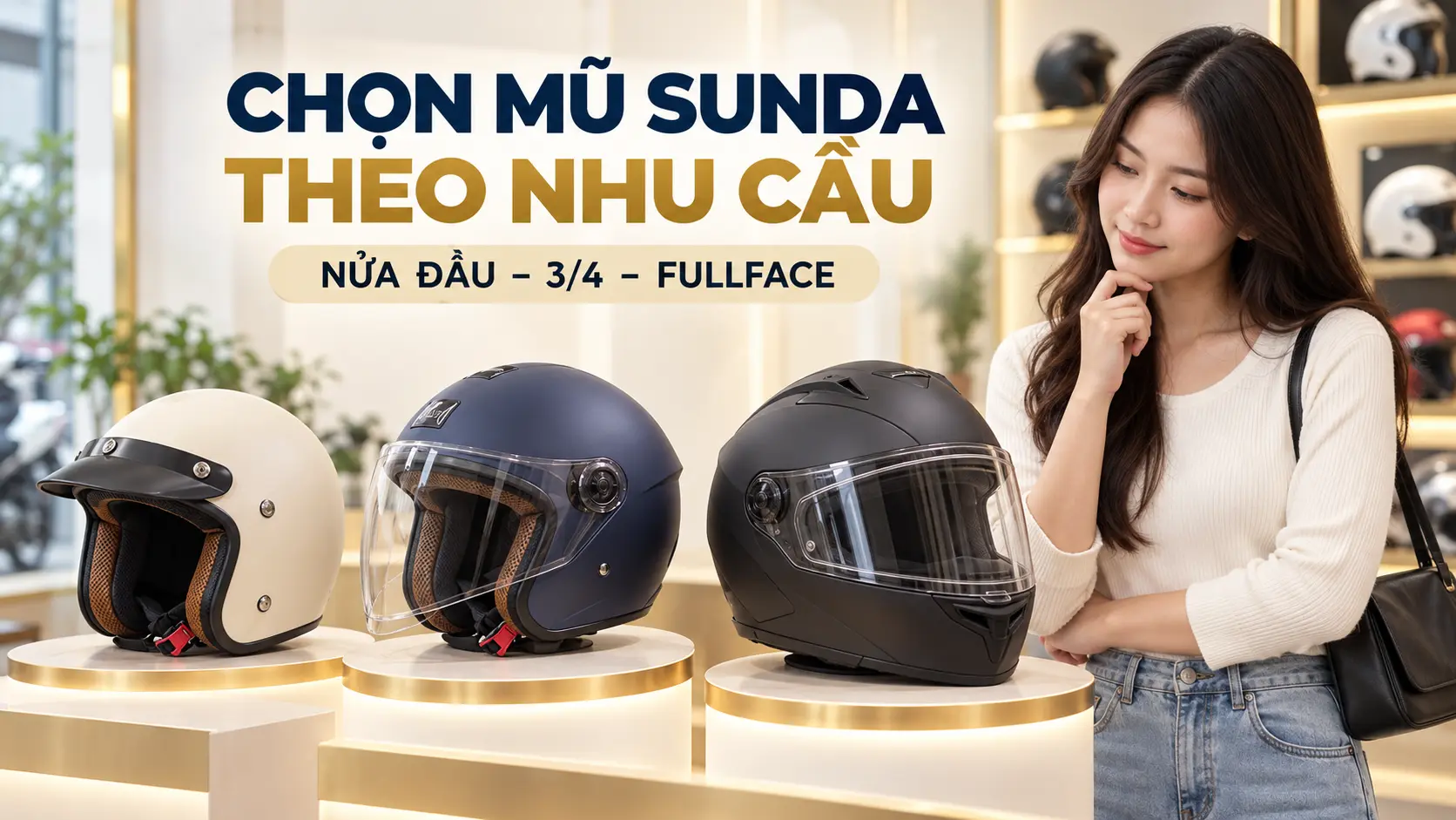 Chọn mũ Sunda theo nhu cầu sử dụng thực tế