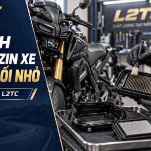 Vệ sinh lọc gió độ xe phân khối nhỏ