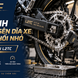 Vệ sinh nhông sên dĩa xe phân khối nhỏ