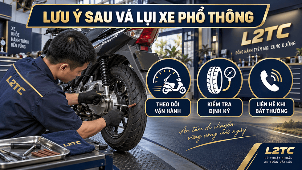 Vá lụi xe phổ thông tại L2TC Hà Nội - hình minh họa 3