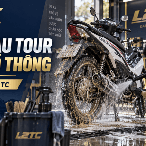 Rửa sau tour xe phổ thông