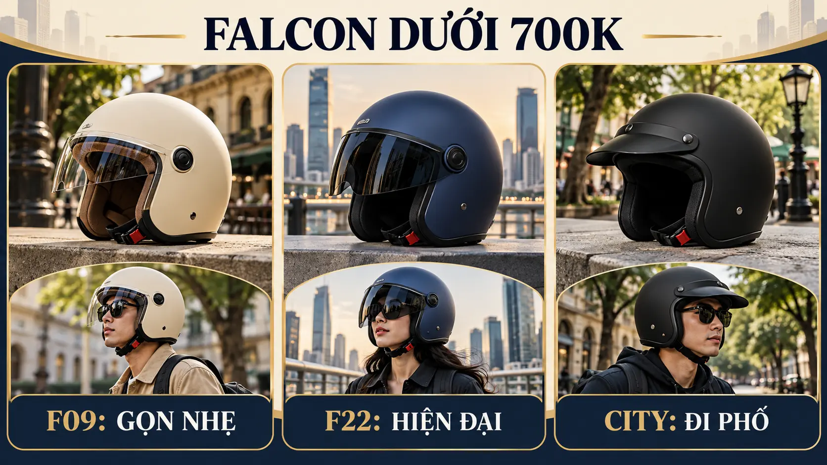 So sánh các mẫu Falcon dưới 700.000đ