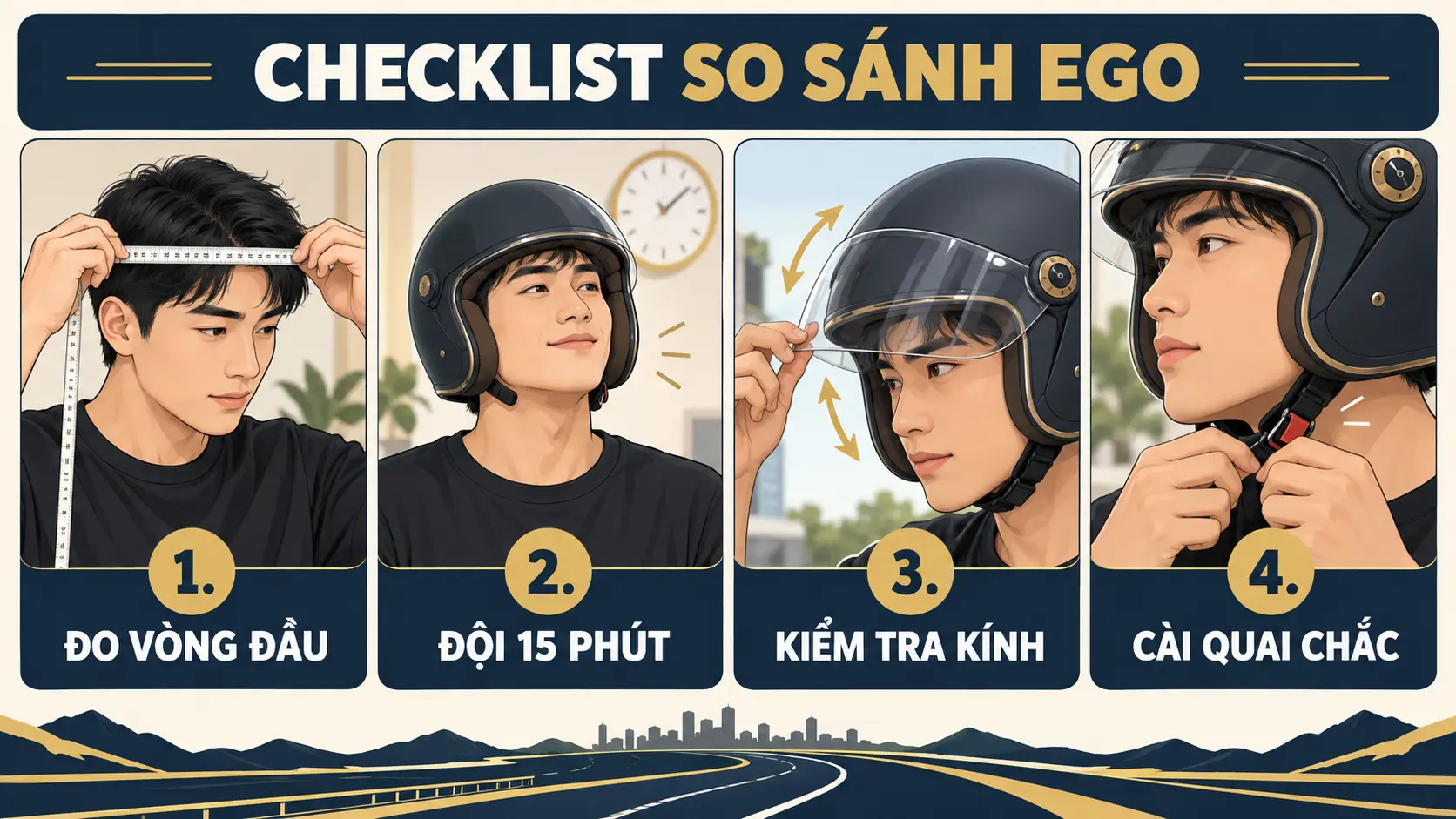 Checklist thử EGO E-31 và E-33