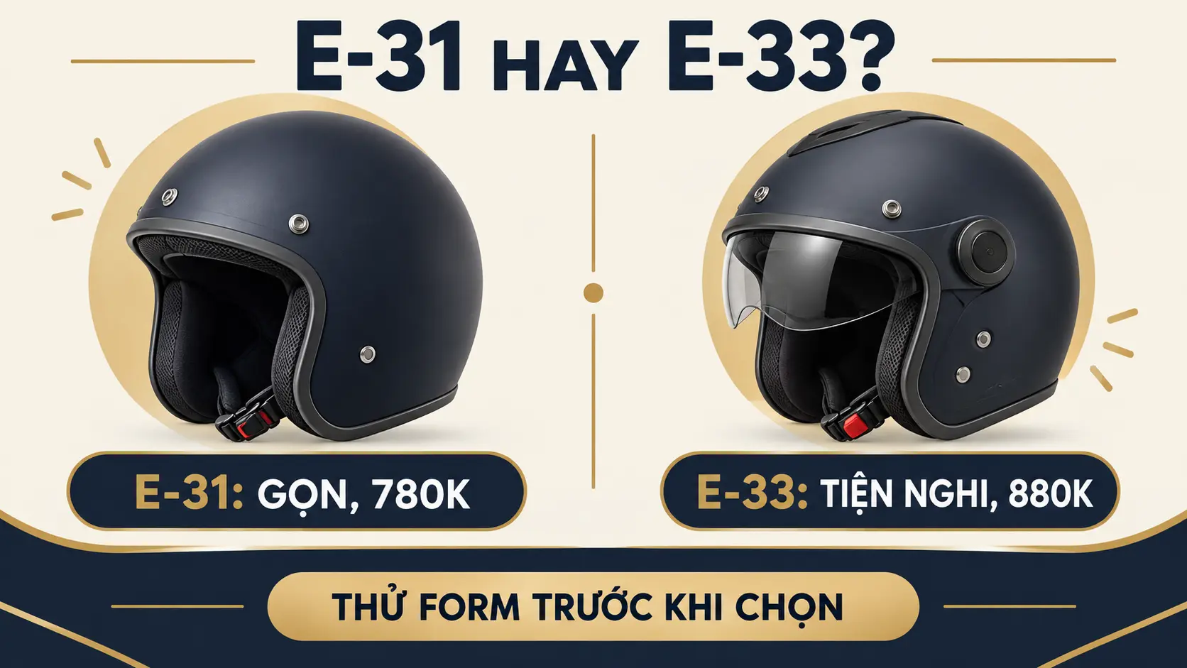 So sánh EGO E-31 và E-33