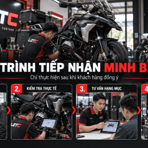 Quy trình tiếp nhận bảo dưỡng xe phân khối lớn tại L2TC Hà Nội