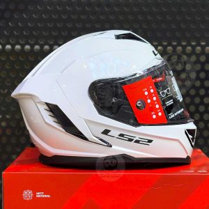 Mũ bảo hiểm Fullface LS2 FF818 Storm III Trắng