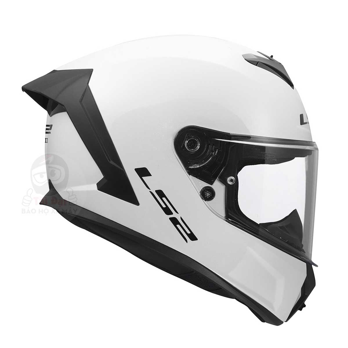 Mũ bảo hiểm Fullface LS2 FF820 Rapid III Trắng