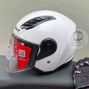 Alternative view of Mũ bảo hiểm 3/4 LS2 OF616 Airflow II Trắng