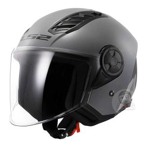 Mũ bảo hiểm 3/4 LS2 OF616 Airflow II Xám Nardo Grey
