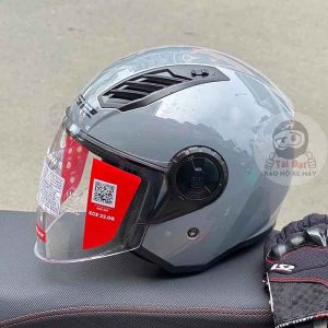 Alternative view of Mũ bảo hiểm 3/4 LS2 OF616 Airflow II Xám Nardo Grey