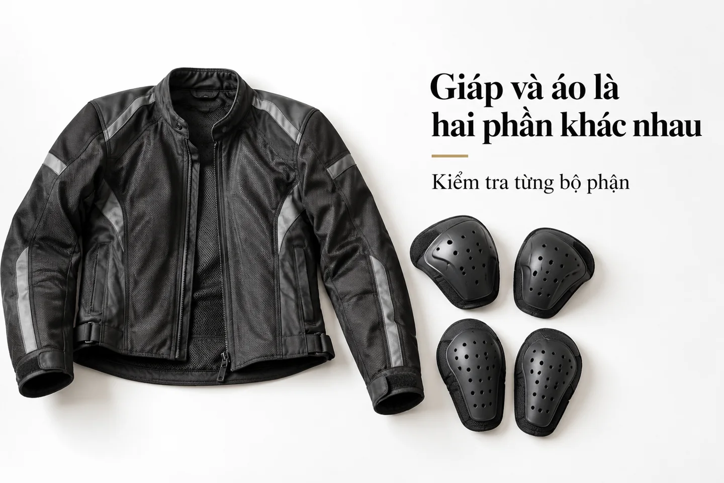 Giáp và áo là hai phần khác nhau — Kiểm tra từng bộ phận
