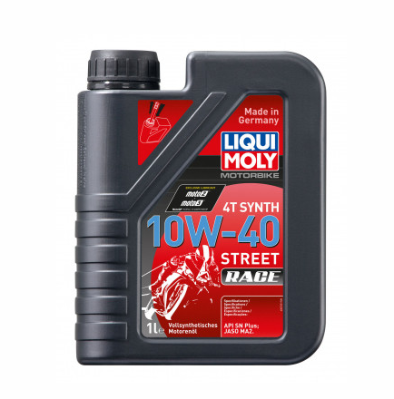 NHỚT XE MÁY (MOTORBIKE 4T SYNTH 10W40 STREET RACE LIQUI MOLY) - 20753