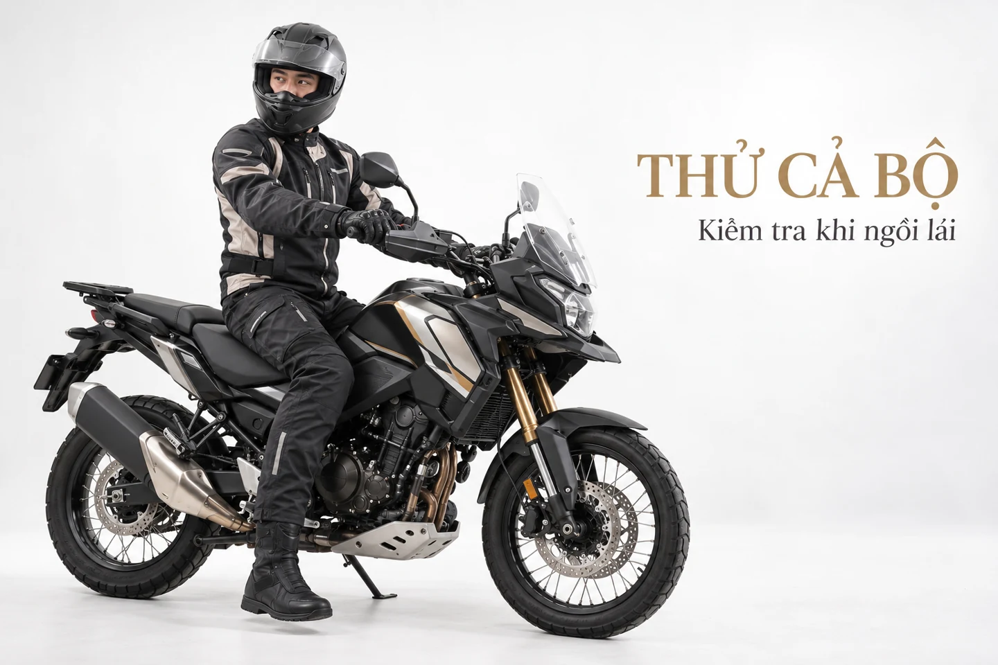 Thử cả bộ — Kiểm tra khi ngồi lái